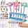 12 PCS Stifte Selber Machen Set mit 12 Stifte Kinder DIY Set Bastelset Kinder ab 6 Jahre Bastelset Kindergeburtstag Basteln Kreatives Spielzeug Geschenke für Mädchen Junge ab 6 7 8 9 10 11 Jahren